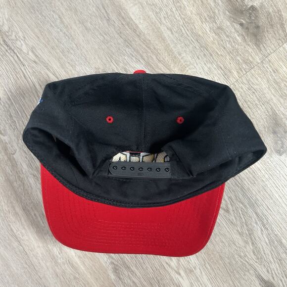 Vintage Ernie‎ Irvan NASCAR Hat Snapback Black Red Racing KC Cap - Picture 6 of 9